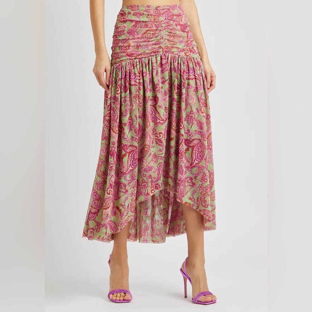 Misa Los Angeles Dalida Skirt - Size XS- in HOT PINK- NWOT